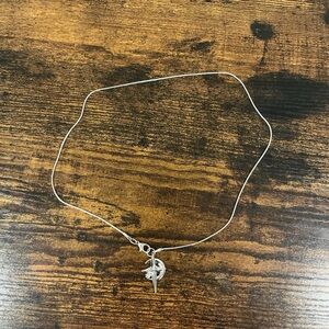 Silver Chain Necklace - Cross/Moon Charm
Men’s Chain
